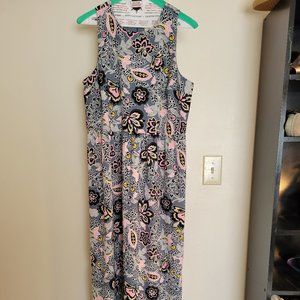 Loft floral maxi dress